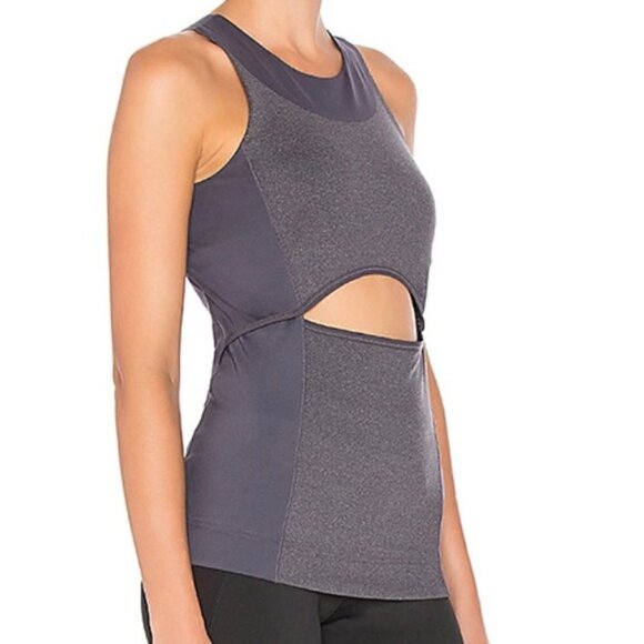 New Adidas by Stella McCartney Yoga Comfort Tank Top In Night Steel NWT Size XS - Picture 2 of 12